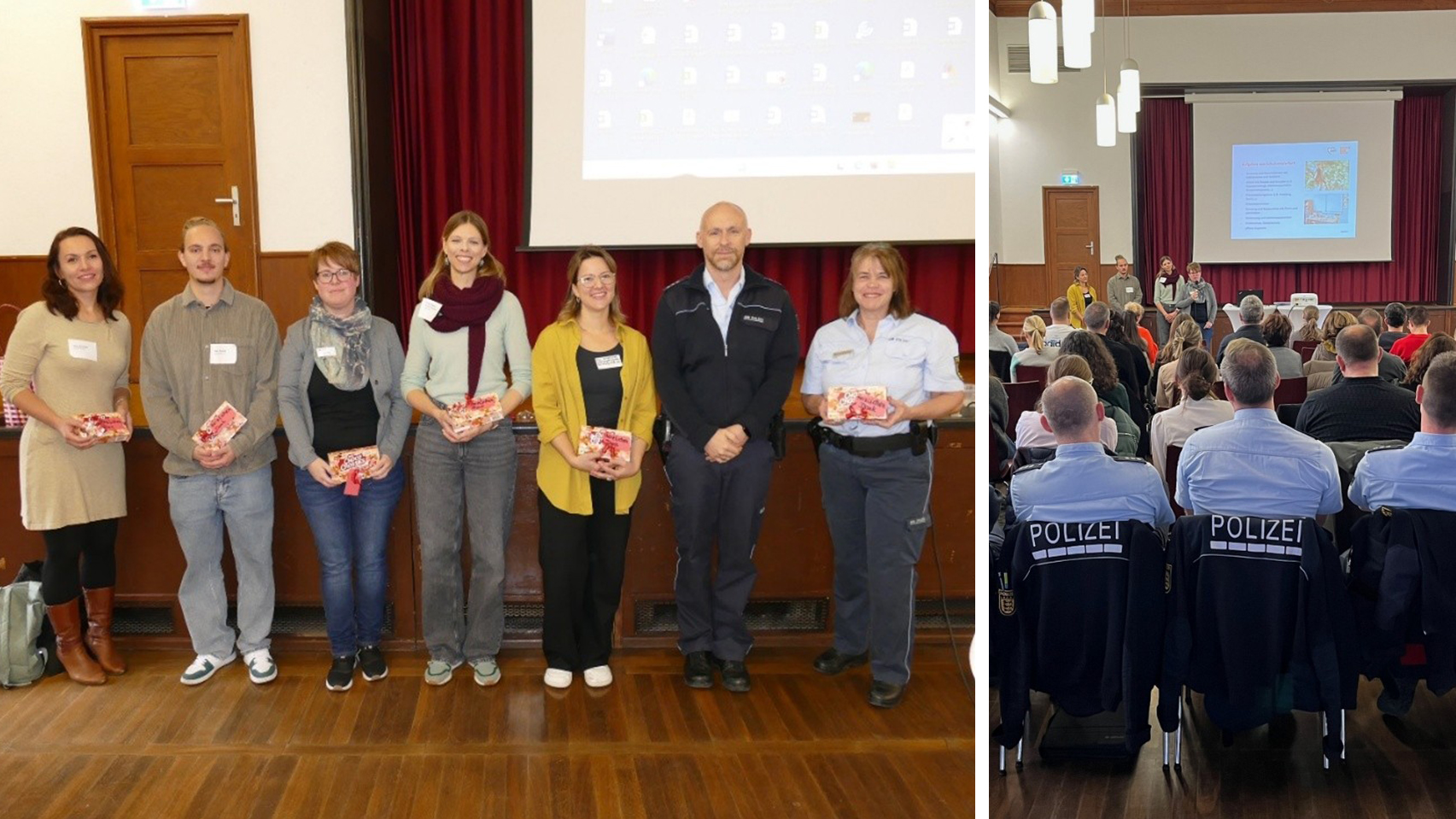 Collage mit Eindrücken der Veranstaltung